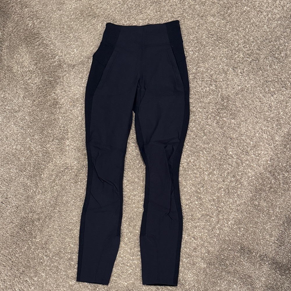 Athleta navy blue leggings size 0